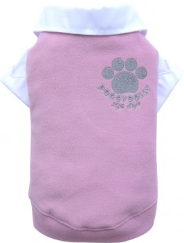 DoggyDolly BIG DOG BD062 Fleecepullover für große Hunde rosa - S