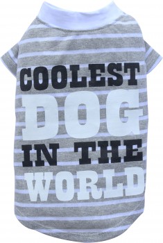 DoggyDolly BIG DOG BD215 T-Shirt für große Hunde grau gestreift - XS