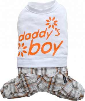 DoggyDolly C230 Hundekombi "Daddy´s Boy" - weiß - XS