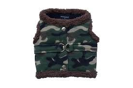 DoggyDolly DCL049 Softgeschirr für Hunde camouflage -M- Brust 41-43 cm Rücken 28-30 cm