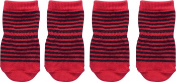 DoggyDolly SO003 Hundesocken rot-schwarz
