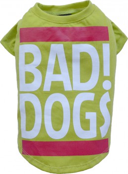 DoggyDolly T537 Hundeshirt "BAD DOGS" grün - XXL