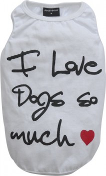 DoggyDolly T563 Partnerlook Shirt für Hunde weiß - XS