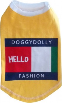 DoggyDolly T565 Hundeshirt "HELLO" gelb - XXL