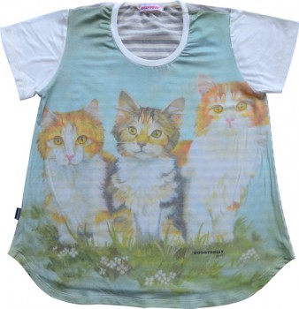 DoggyDolly T-Shirt für´s Frauchen Tiermotiv KATZE