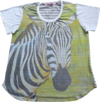 DoggyDolly T-Shirt für´s Frauchen Tiermotiv ZEBRA