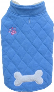 Doggydolly W350 Fleecemantel für Hunde hellblau
