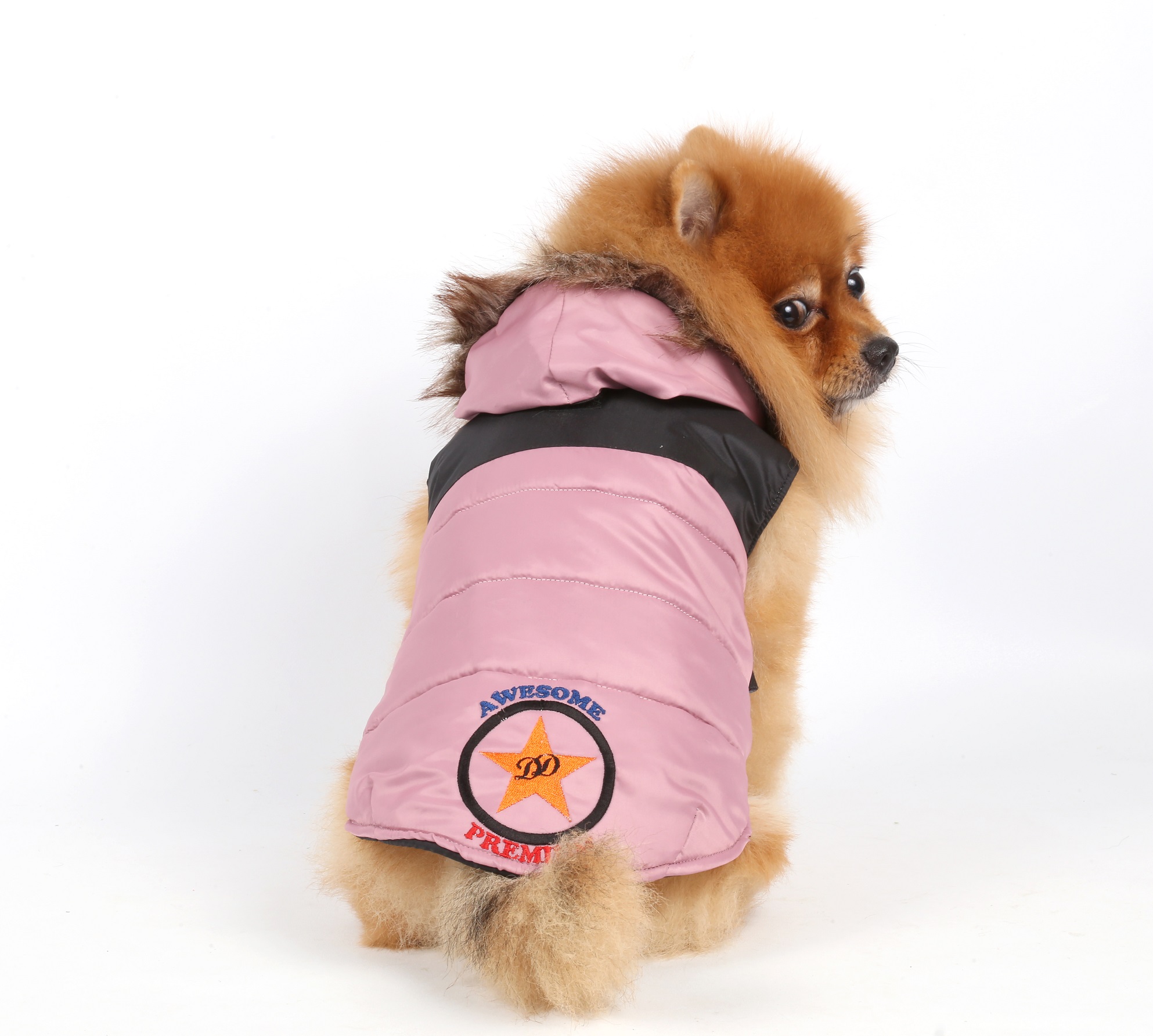 DoggyDolly W266 Wintermantel für Hunde rosa XSW266XS