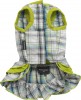 DoggyDolly D296 Hundekleid grün kariert - XS