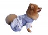 DoggyDolly DL004 Dirndl für Hunde blau-weiß