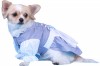 DoggyDolly DL004 Dirndl für Hunde blau-weiß