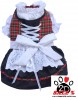 Vorführmodell - DoggyDolly Hunde-Dirndl schwarz-rot DL005 - S