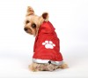 DoggyDolly DR003 Regenmantel für Hunde rot - XS