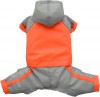 DoggyDolly DR041 Regenanzug für Hunde orange-silber - XXL