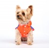 DoggyDolly DR046 Regenjacke für Hunde orange-blau - S