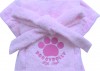 DoggyDolly DRF018 Bademantel für Hunde rosa - XL