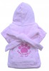 DoggyDolly DRF018 Bademantel für Hunde rosa - XXS