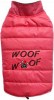 DoggyDolly W380 Hundemantel WOOFWOOF pink - XL-