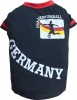 DoggyDolly WM2015B Hundetrikot Frauenfußball schwarz - XXL