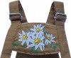 DoggyDolly LH002 Lederhose für Hunde braun