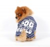 DoggyDolly T280 Hundeshirt gestreift blau - XXS