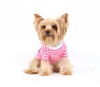 DoggyDolly T281 Hundeshirt gestreift rosa - S