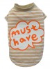 DoggyDolly T535 Hundeshirt gestreift "MUST HAVE"