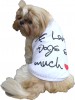 DoggyDolly T563 Partnerlook Shirt für Hunde weiß - XS