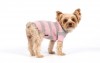 DoggyDolly W051 Strickpullover für Hunde rosa-grau