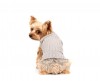 DoggyDolly W073 Strickpullover für Hunde grau -L- Brust 46-48 cm Rücken 31-33 cm