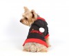 DoggyDolly W158 Fleecepullover für Hunde schwarz - M