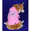 DoggyDolly W225 Kapuzen Pullover für Hunde SNOW ANGEL rosa - XL