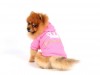 DoggyDolly W231 Kapuzen Pullover für Hunde rosa - XXS