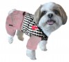 DoggyDolly W366 Outdoor Jogginganzug für Hunde rosa - XS