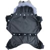 DoggyDolly W461 3-in-1 Schneeoverall für Hunde schwarz