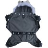 DoggyDolly W461 3-in-1 Schneeoverall für Hunde schwarz - S