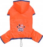 DoggyDolly DR061 Regenoverall für Hunde orange