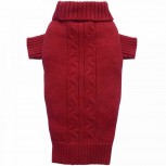 DoggyDolly W272 Strickpullover für Hunde rot