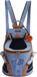 DoggyDolly PC031 Hunde Rucksack Jeans