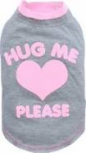 DoggyDolly T142 Hundeshirt "HUG ME" grau - S