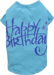 DoggyDolly T471 Hundeshirt "Happy Birthday" blau