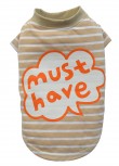 DoggyDolly T535 Hundeshirt gestreift "MUST HAVE"