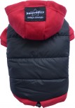 DoggyDolly W110 Parkapullover für Hunde schwarz-rot - S