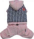 DoggyDolly W366 Outdoor Jogginganzug für Hunde rosa