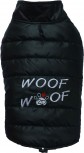 DoggyDolly W381 Hundemantel WOOFWOOF schwarz